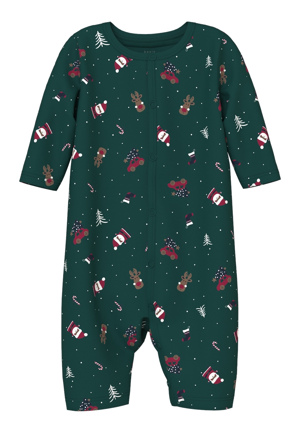 Name It Strampler »NBNVISMAS LS NIGHTSUIT«, mit Weihnachtsmotiv von Name It