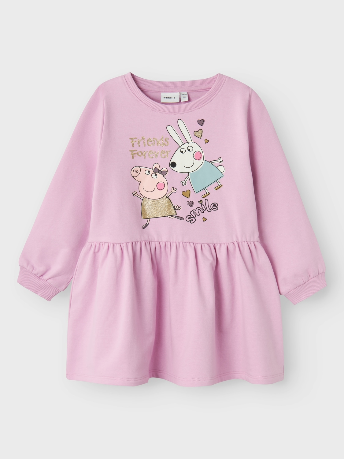 Name It Sweatkleid »NMFAMIRA PEPPAPIG LS SWE DRESS BRU CPLG« von Name It