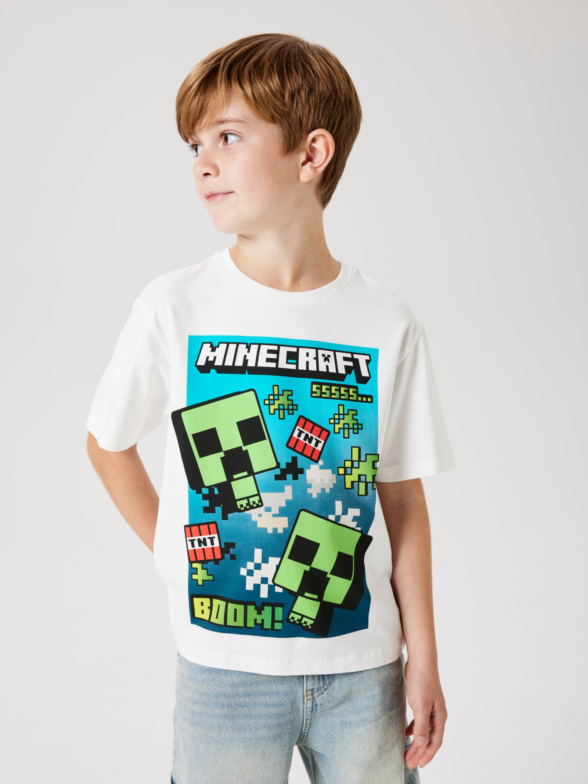 Name It T-Shirt »NKMMUS MINECRAFT NREG SS TOP NOOS BFU« von Name It