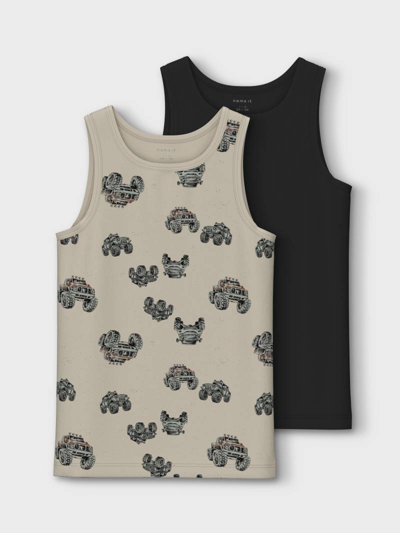 Name It Unterhemd »NKMTANK TOP 2P PEYOTE MONSTER TRUCK NOOS«, (Packung, 2 St.) von Name It