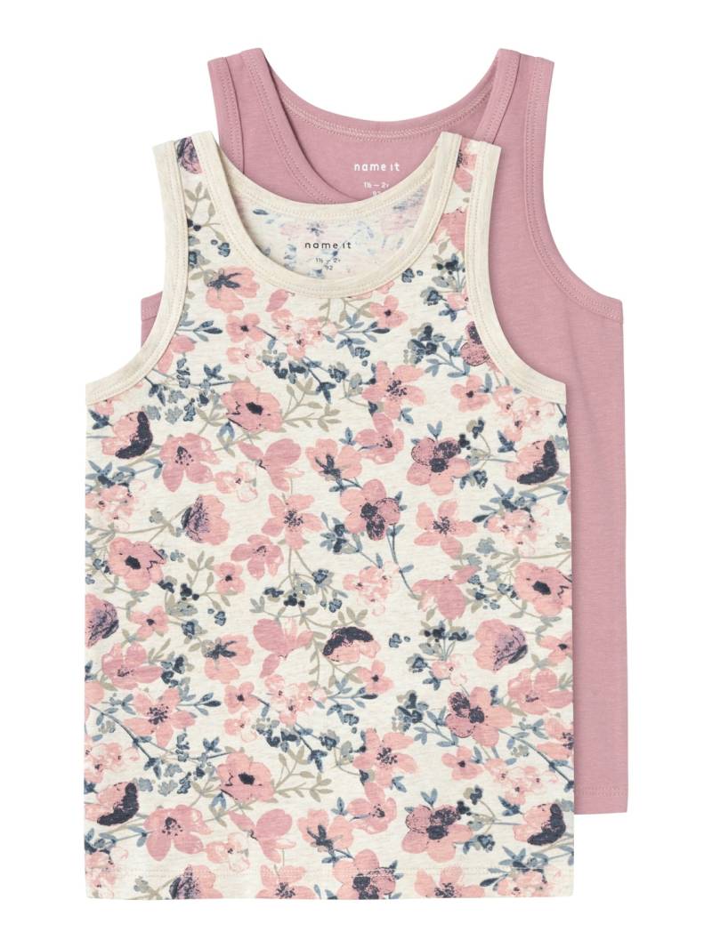 Name It Unterhemd »NMFTANK TOP 2P NOSTALGIA FLOWER NOOS«, (Packung, 2 St.) von Name It