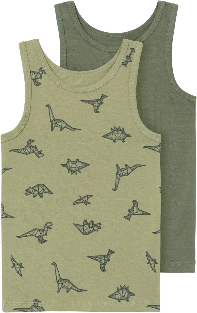 Name It Unterhemd »NMMTANK TOP 2P SAGE DINO NOOS«, (Set, 2 St.) von Name It