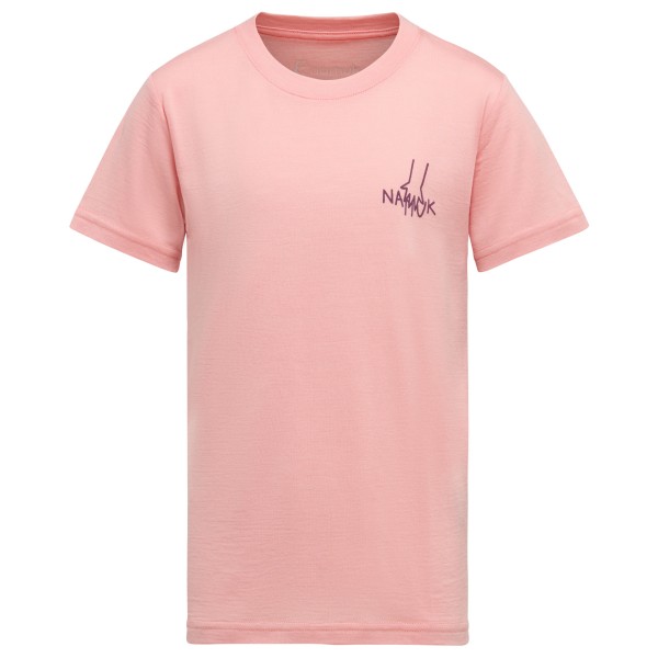 Namuk - Kid's Dea Merino T-Shirt Helping Hands - Merinoshirt Gr 104/110;116/122;128/134;140/146;152/158;92/98 rosa von Namuk