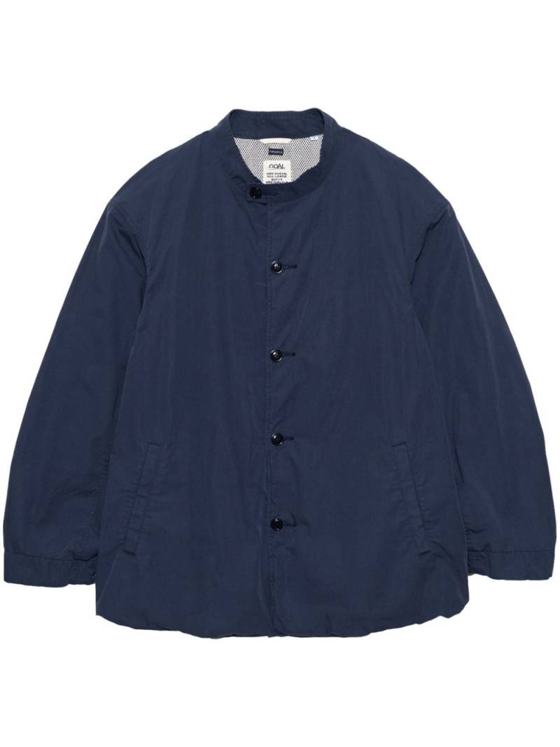 Nanamica band-collar jacket - Blue von Nanamica