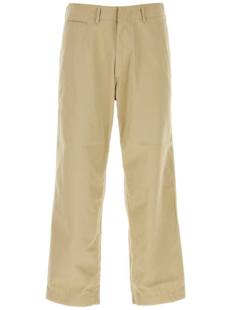 Nanamica concealed-fastening straight trousers - Neutrals von Nanamica