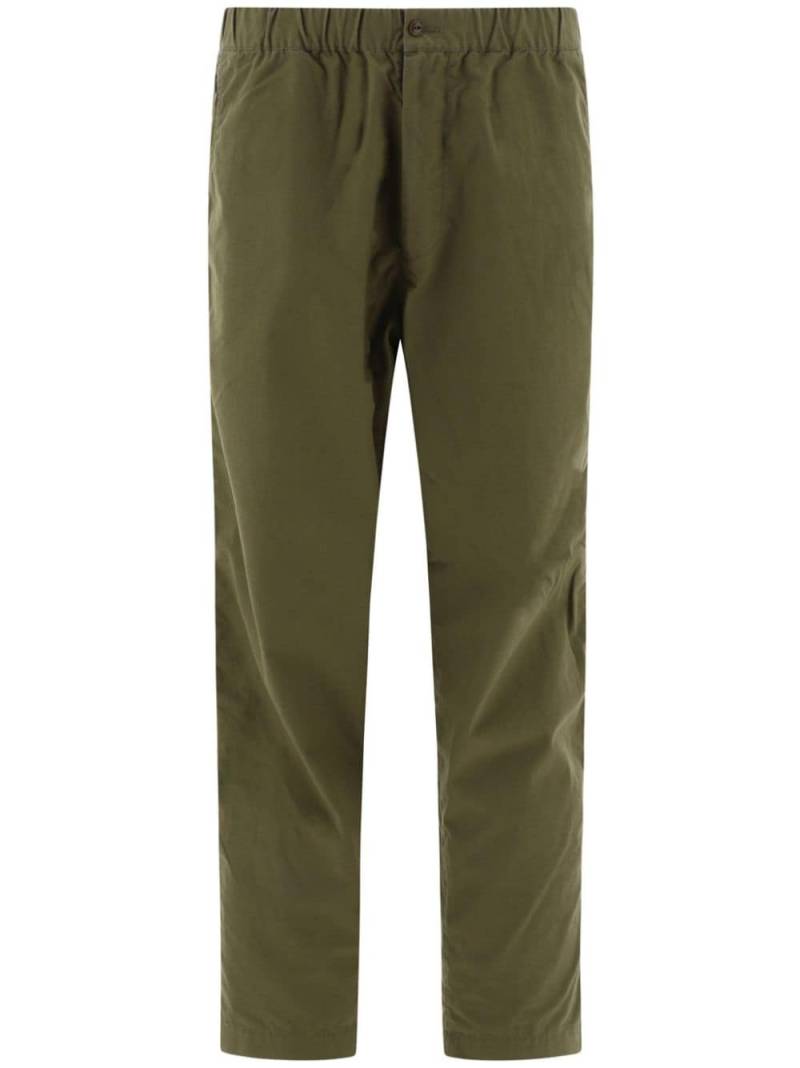 Nanamica elastic waist tailored trousers - Green von Nanamica