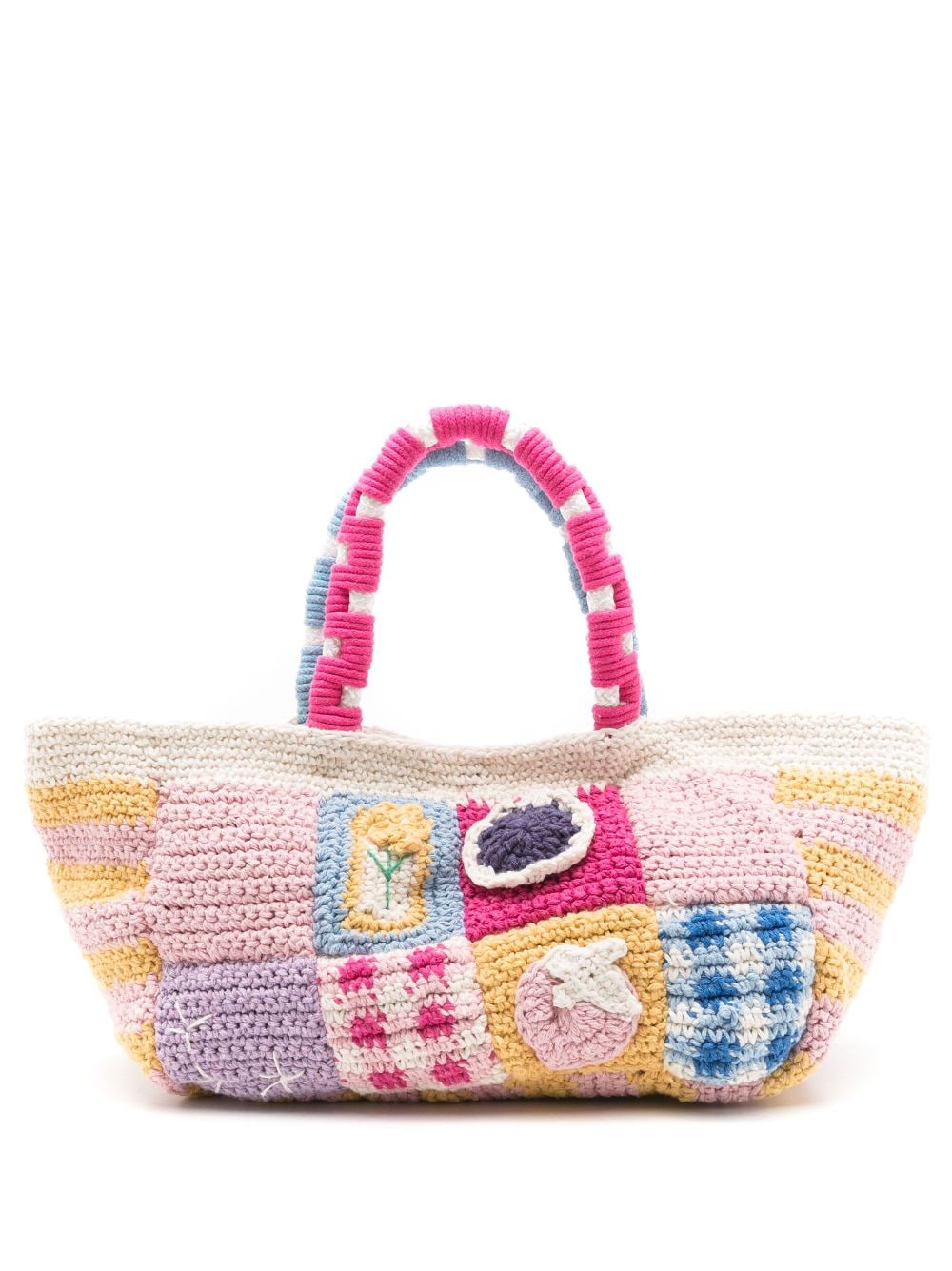 Nannacay Abbie patchwork tote bag - Multicolour von Nannacay