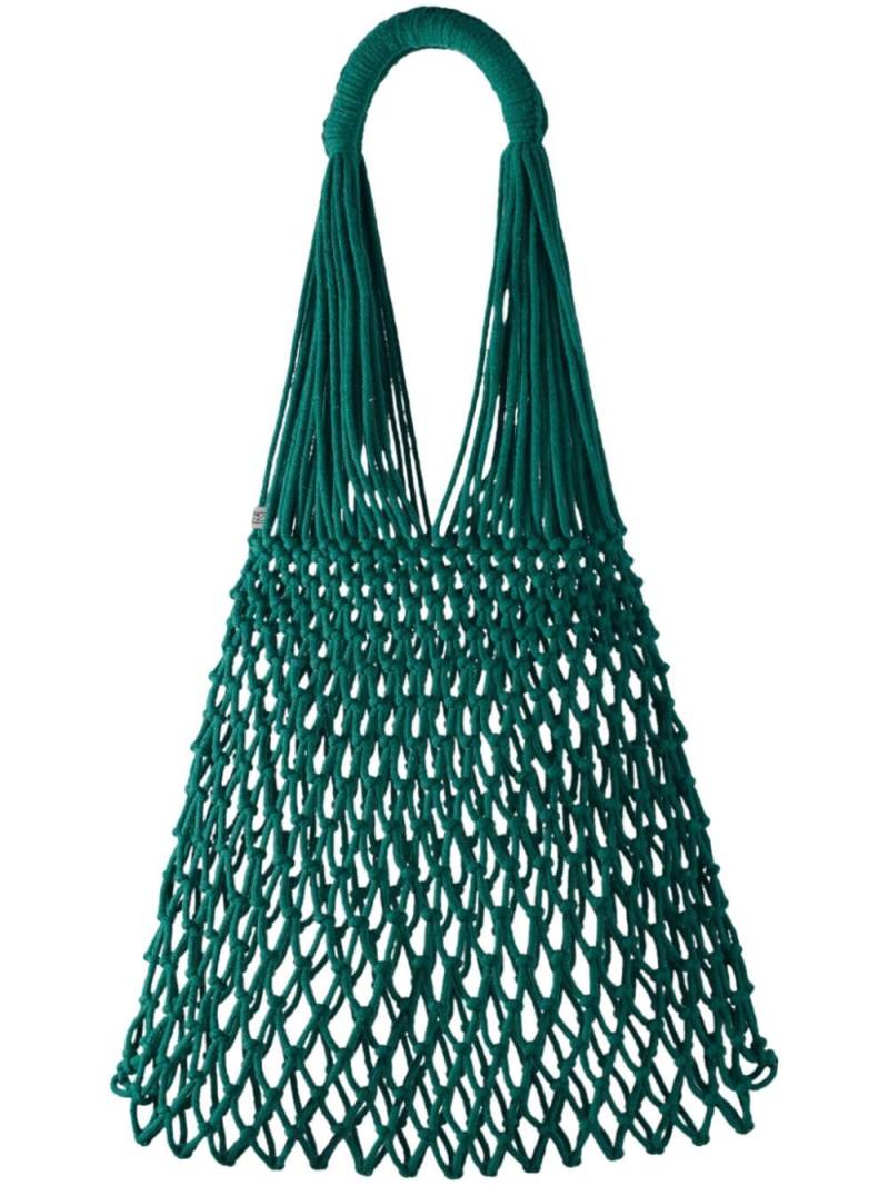 Nannacay Alessandra crochet tote bag - Green von Nannacay