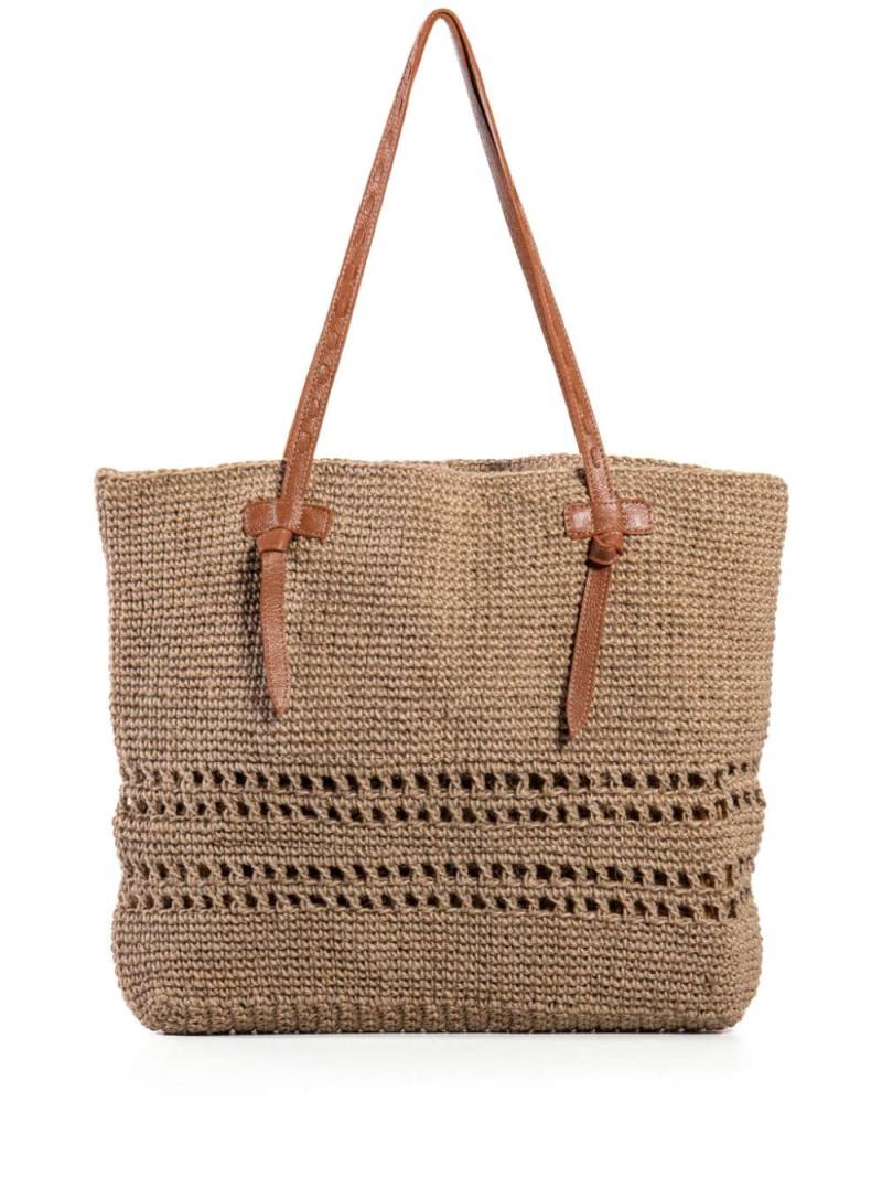 Nannacay Arantxa interwoven tote bag - Neutrals von Nannacay