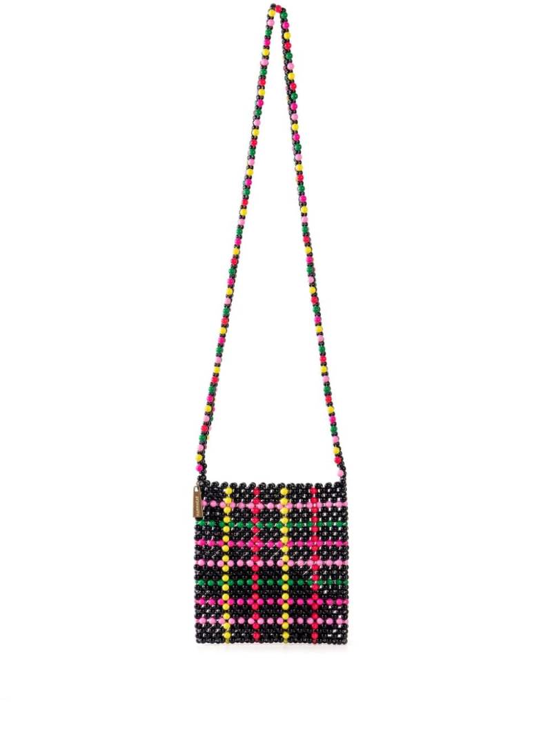 Nannacay Gisele beaded crossbody bag - Black von Nannacay