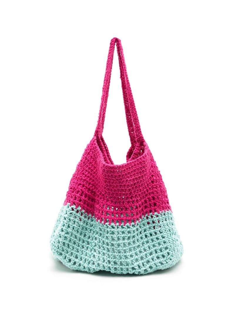 Nannacay Grazia crochet tote - Green von Nannacay