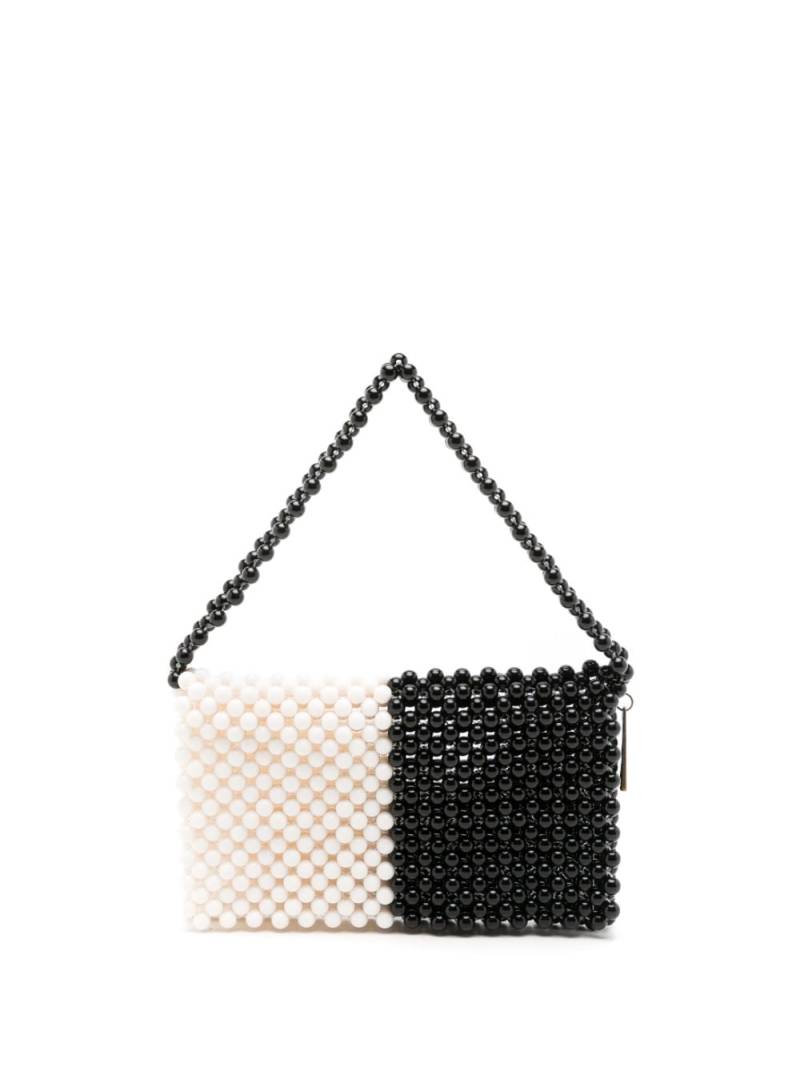 Nannacay Graziella two-tone mini bag - Black von Nannacay