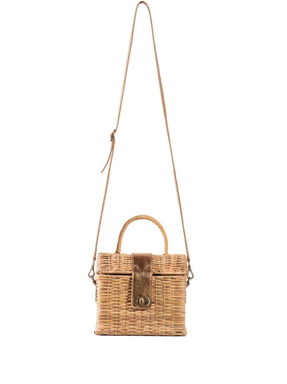 Nannacay Melody wicker tote bag - Neutrals von Nannacay