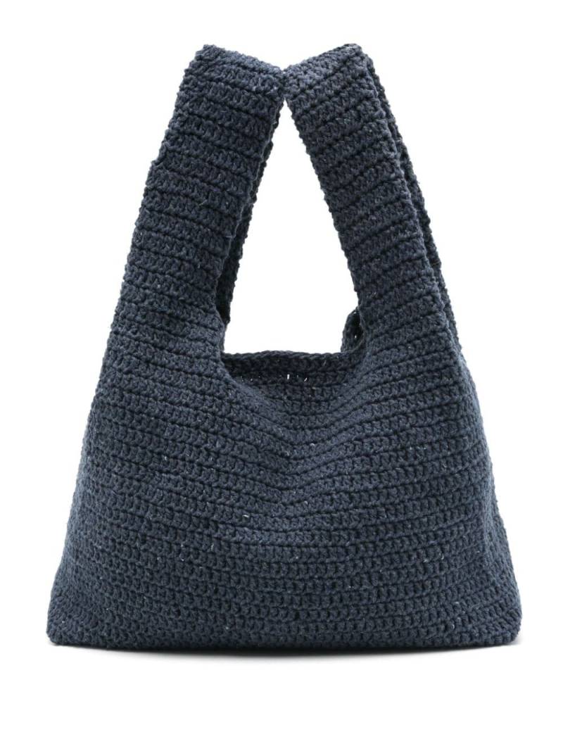 Nannacay Michela crochet-knit shoulder bag - Blue von Nannacay