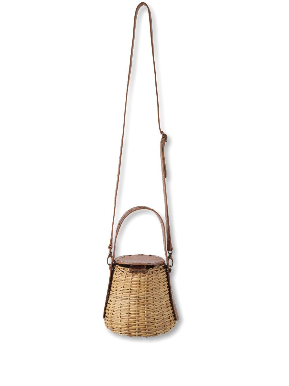 Nannacay Naomi wicker bucket bag - Neutrals von Nannacay