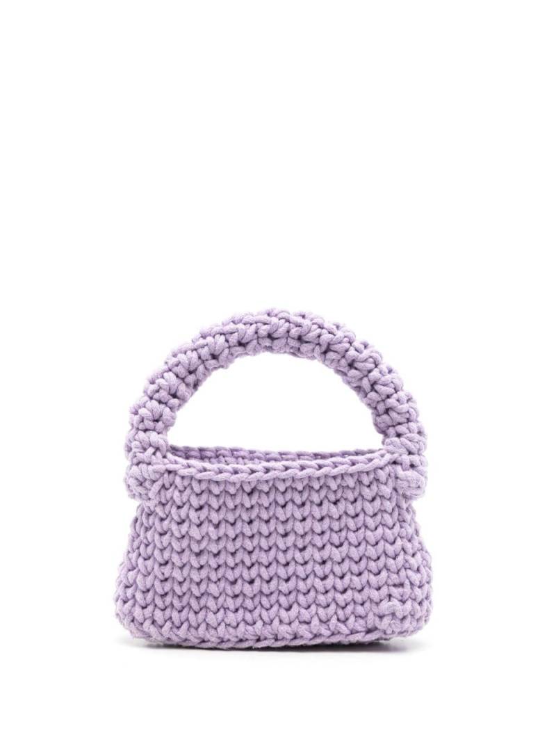 Nannacay Nicoletta crochet-knit bag - Purple von Nannacay