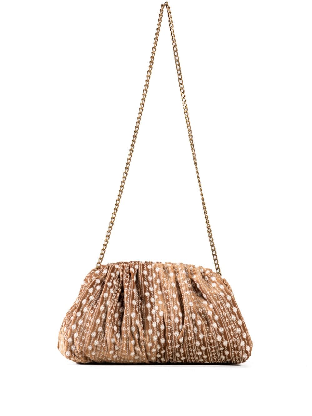 Nannacay Tina velvet crossbody bag - Neutrals von Nannacay