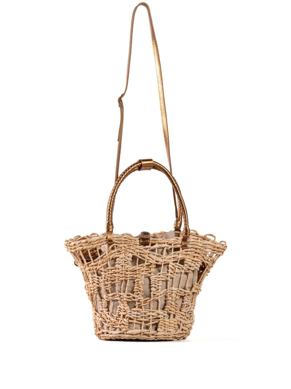 Nannacay Venus M interwoven tote bag - Neutrals von Nannacay