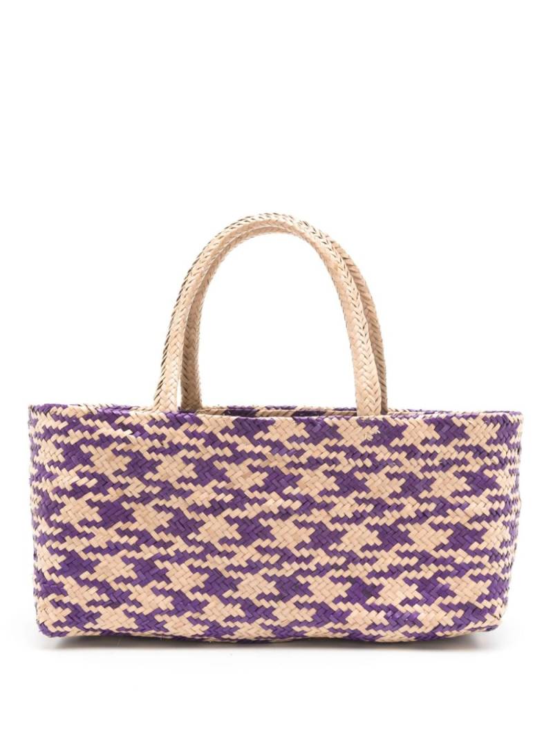 Nannacay medium Johanne straw tote bag - Multicolour von Nannacay