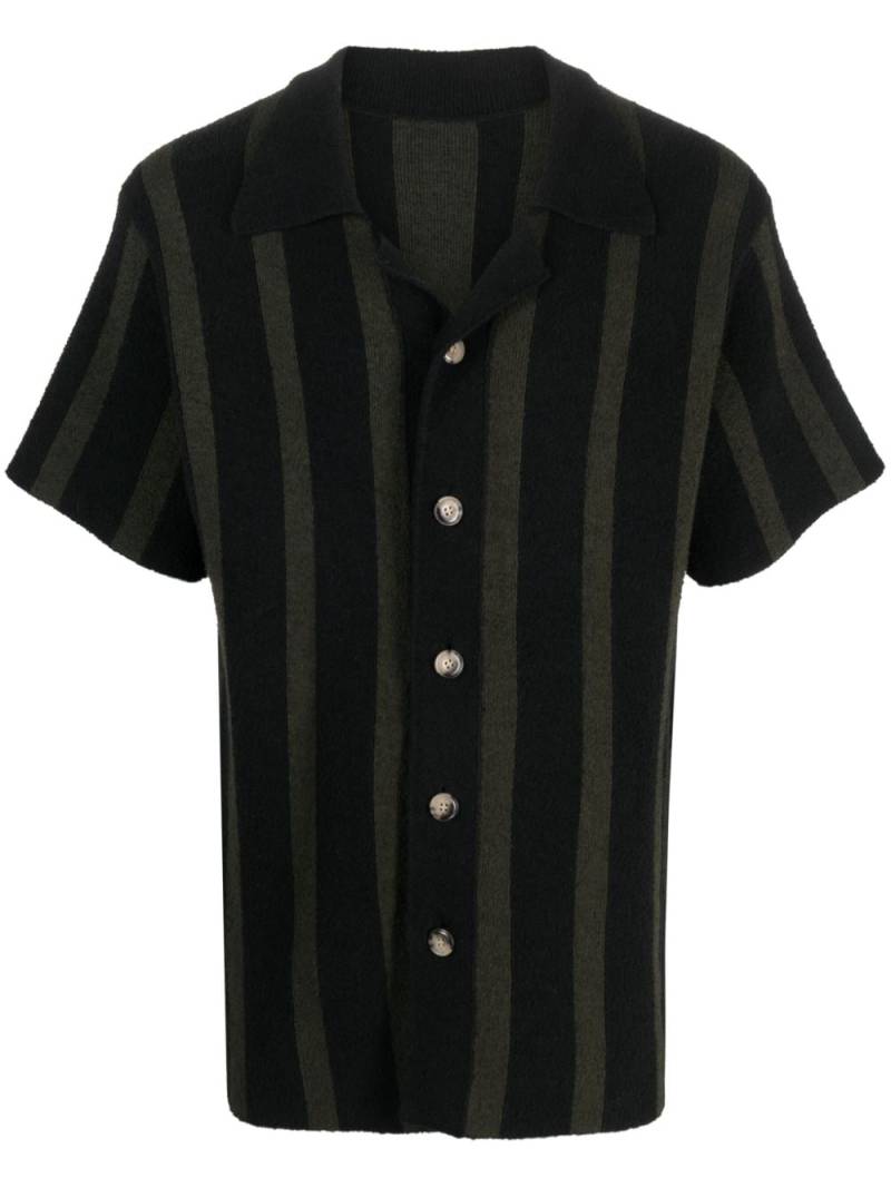 Nanushka Almar striped terry-cloth shirt - Green von Nanushka