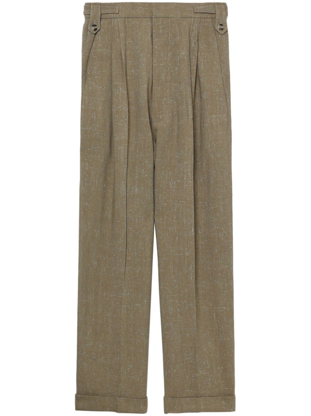 Nanushka Biba slim-cut tweed trousers - Neutrals von Nanushka