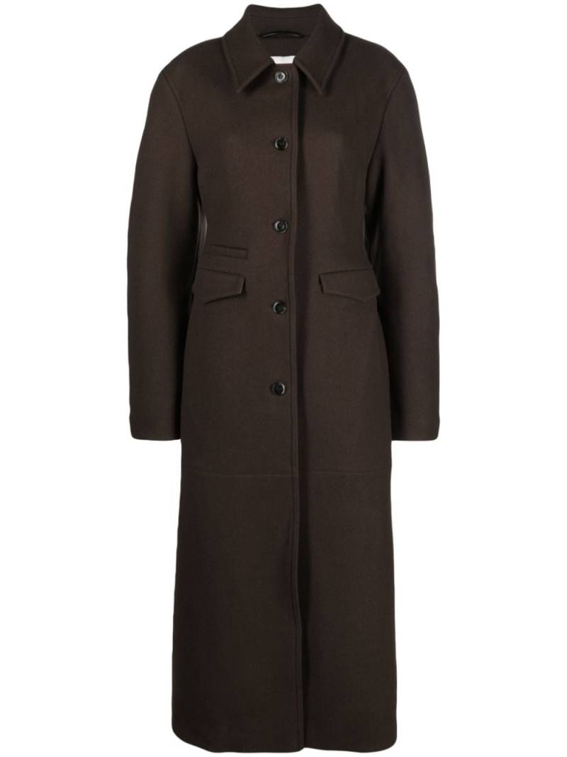 Nanushka Brogan wool-blend coat - Brown von Nanushka