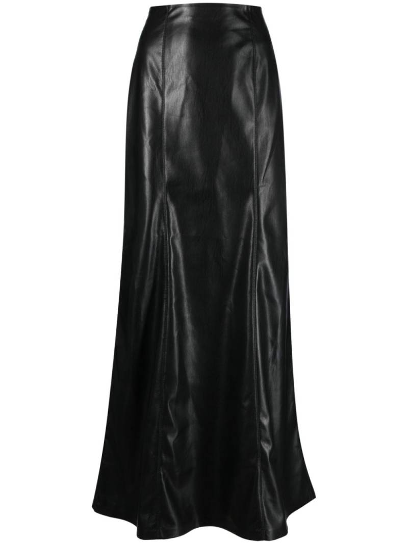 Nanushka Carlotta faux-leather maxi skirt - Black von Nanushka