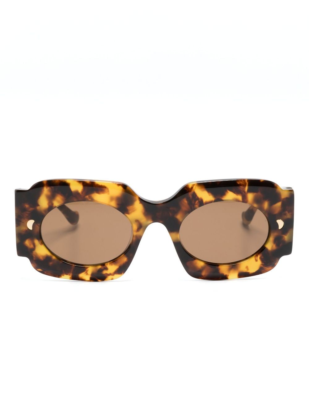 Nanushka Cathi oversize-frame sunglasses - Brown von Nanushka