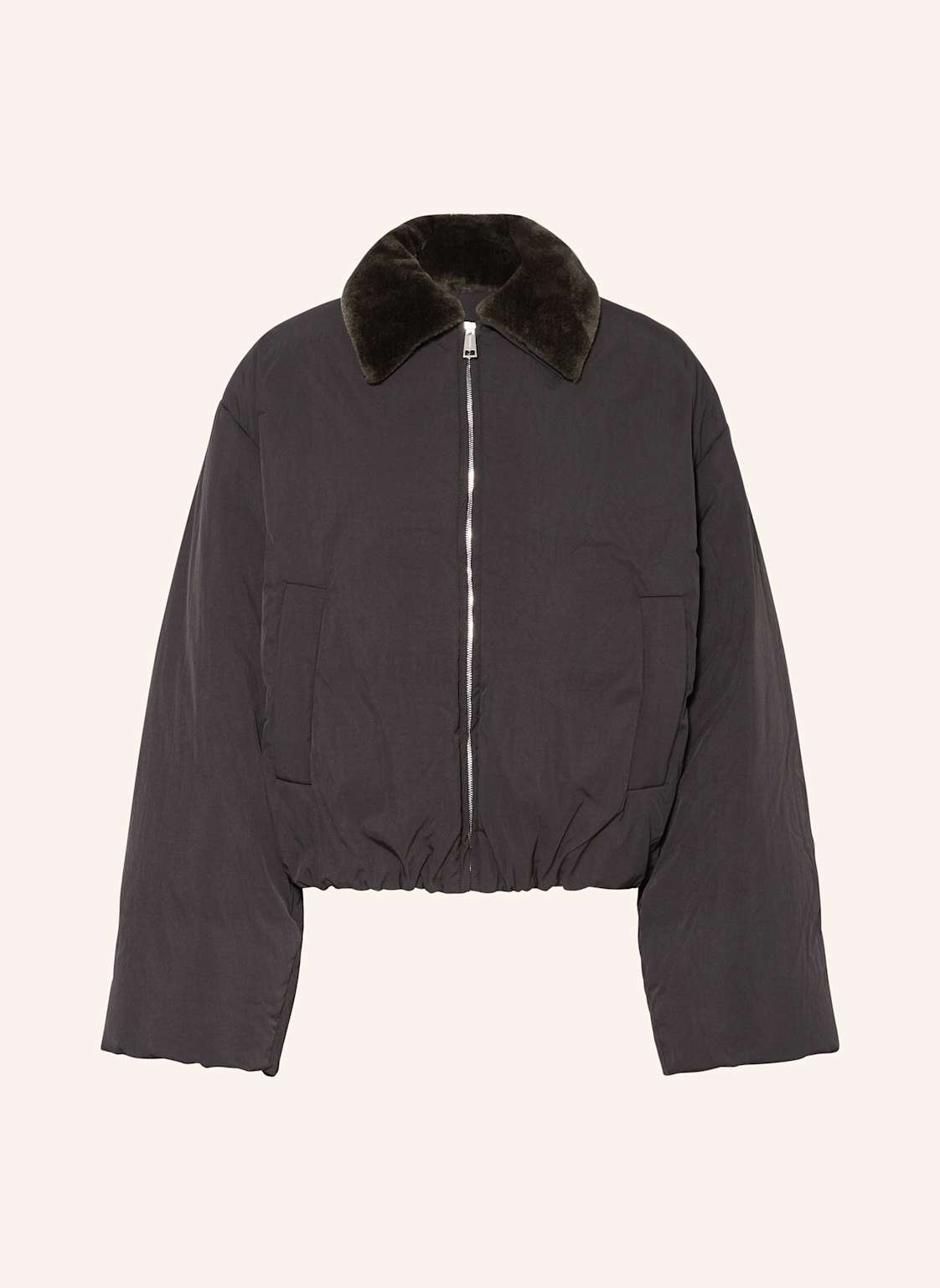Nanushka Daunenblouson Zacharie Mit Kunstfell schwarz Nanushka Daunenblouson Zacharie Mit Kunstfell schwarz von Nanushka