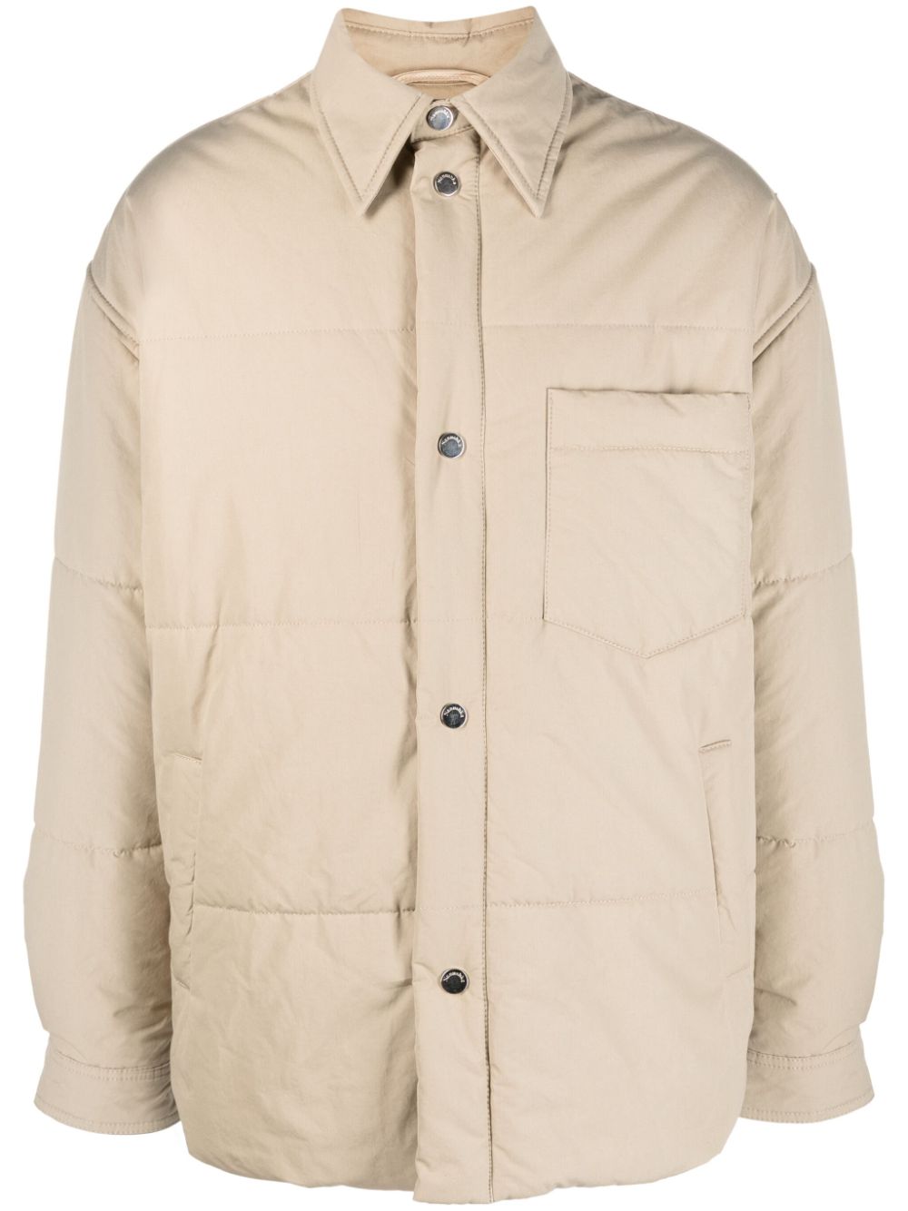 Nanushka Demas padded shirt jacket - Neutrals von Nanushka