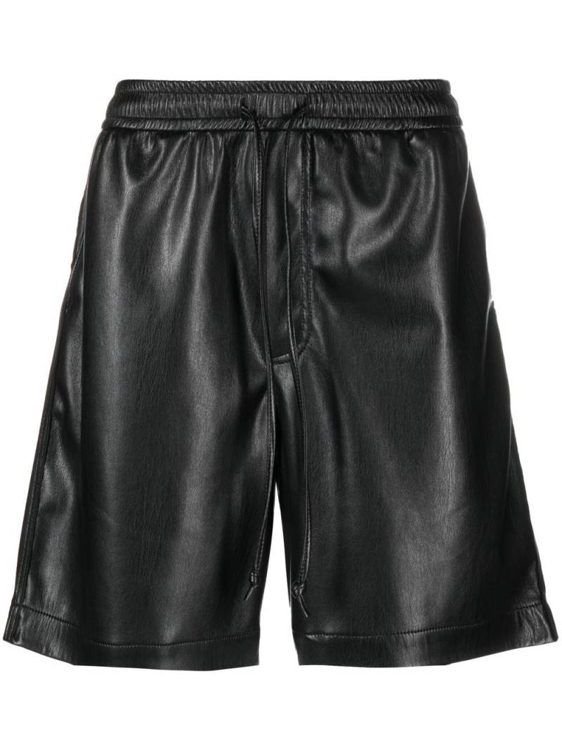 Nanushka Doxxi vegan leather bermuda shorts - Black von Nanushka