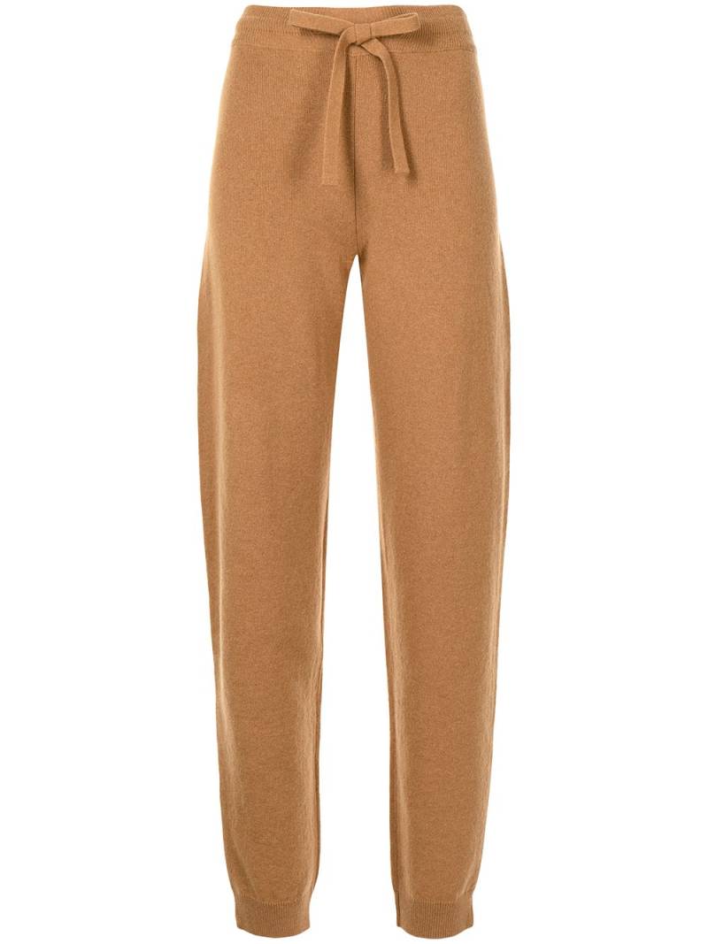 Nanushka Ella knitted track trousers - Brown von Nanushka