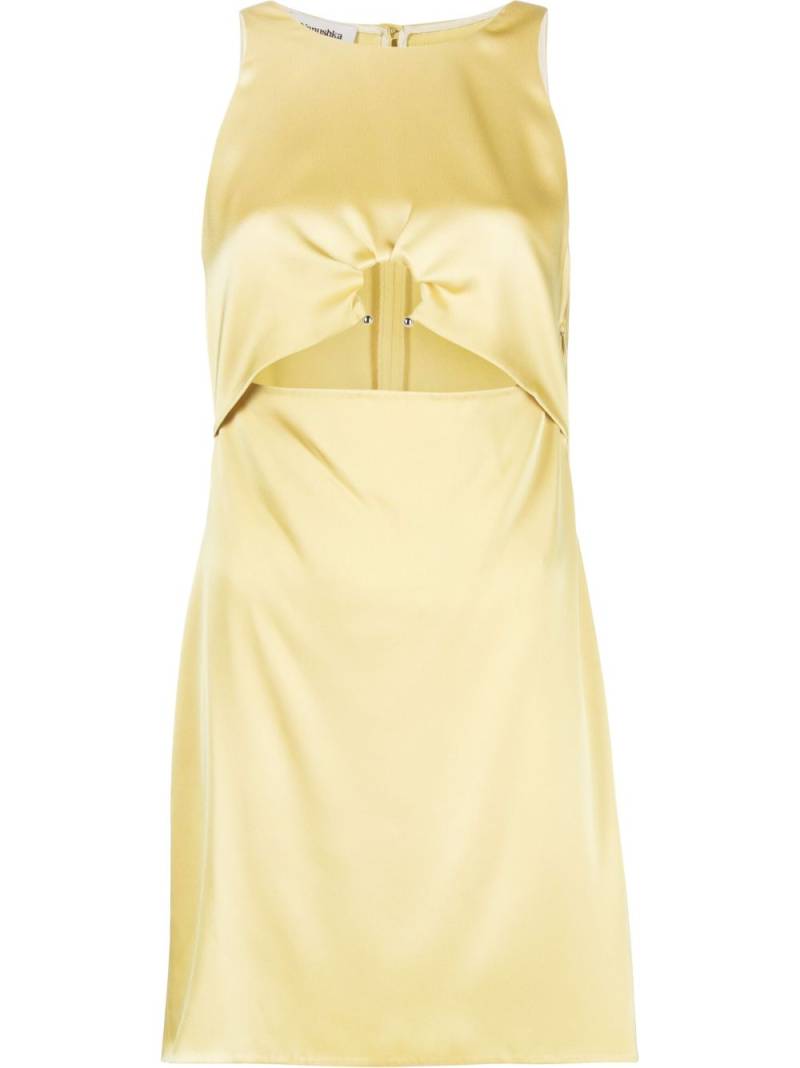 Nanushka Elmi cut-out mindress - Yellow von Nanushka