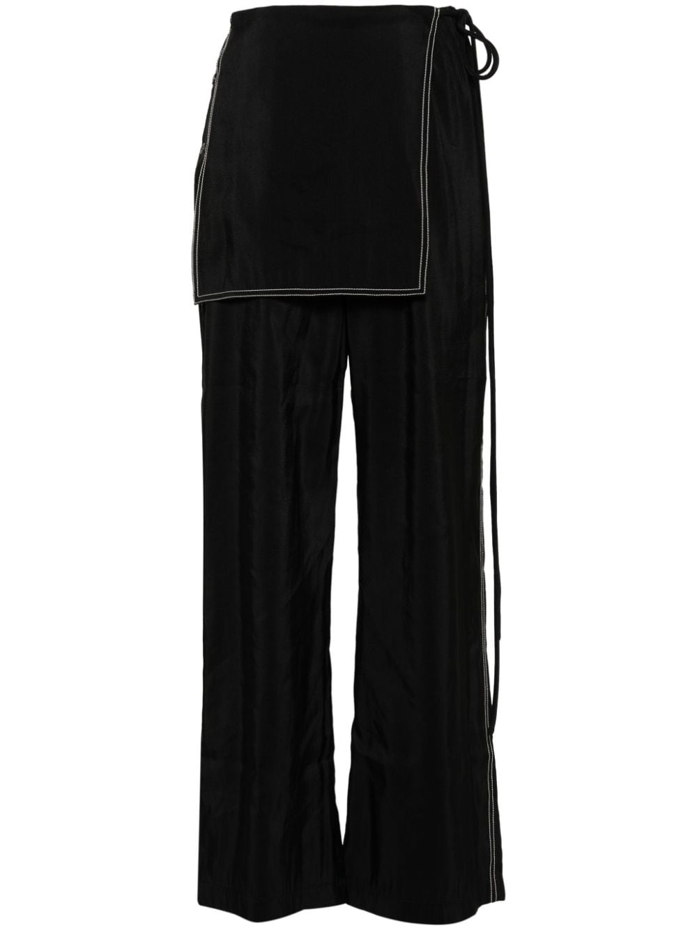 Nanushka Evea wide-leg trousers - Black von Nanushka