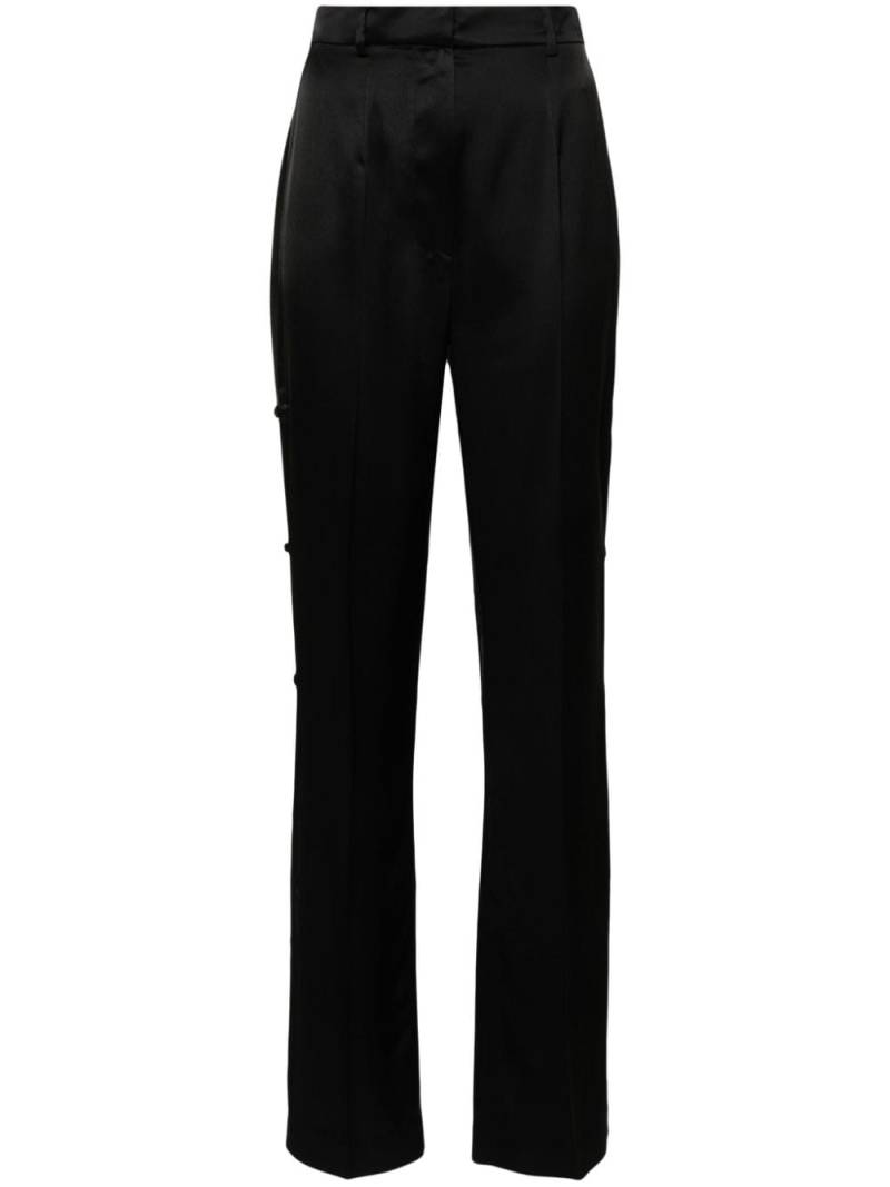 Nanushka Felina straight-leg trousers - Black von Nanushka