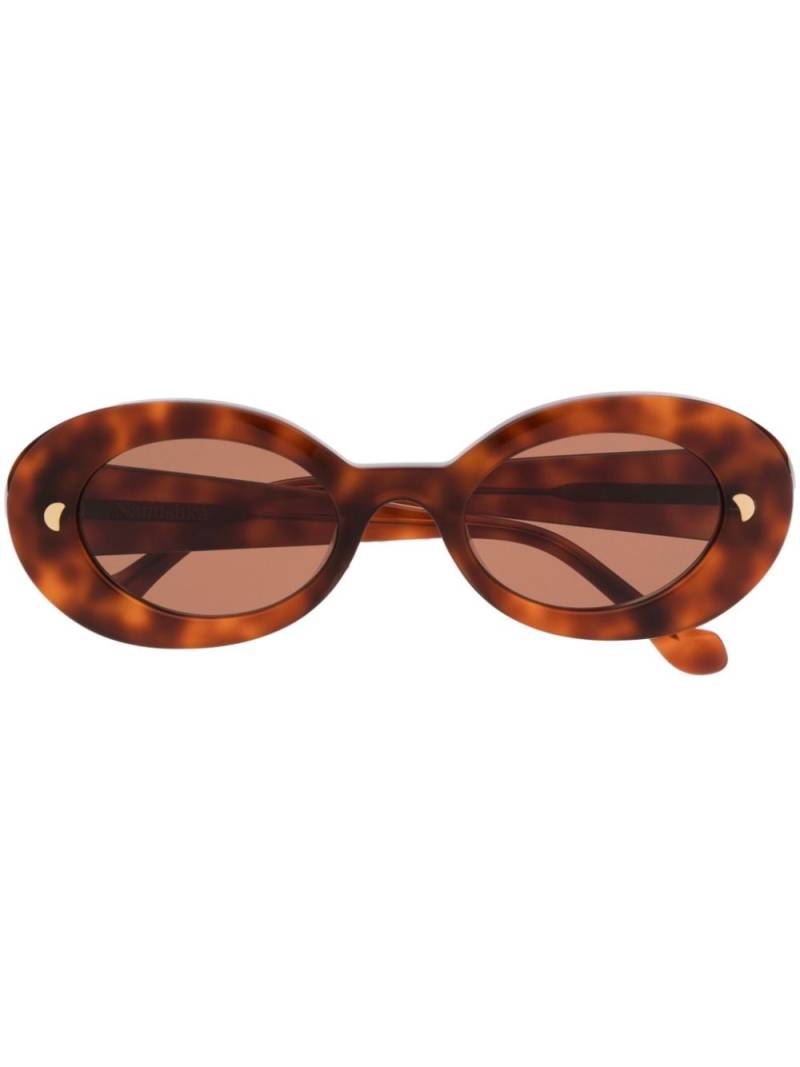 Nanushka Giva tortoiseshell-effect sunglasses - Brown von Nanushka