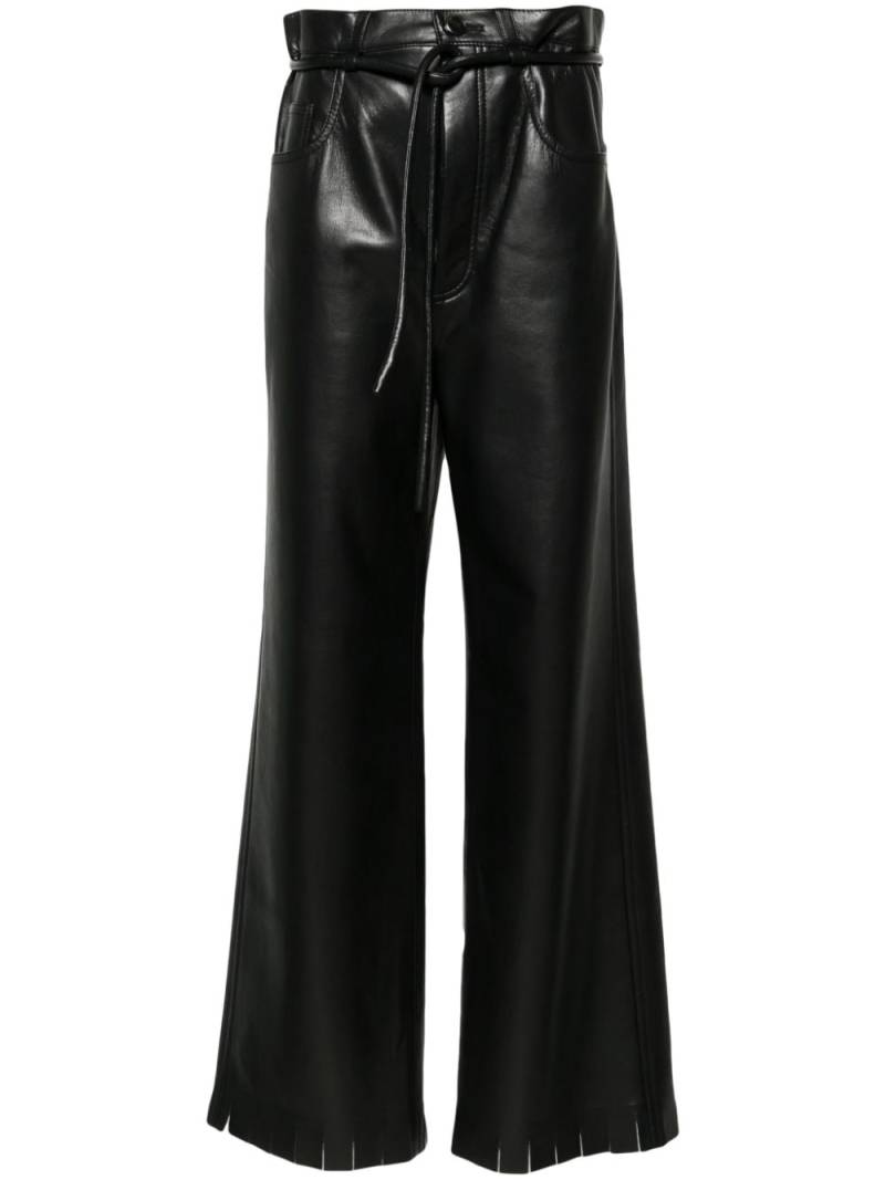 Nanushka Harlee wide-leg trousers - Black von Nanushka