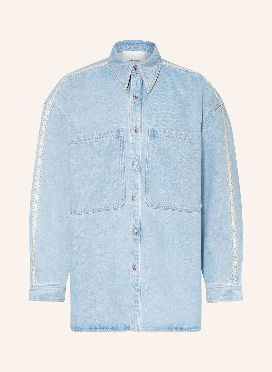 Nanushka Jeans-Overjacket Beaux blau Nanushka Jeans-Overjacket Beaux blau von Nanushka