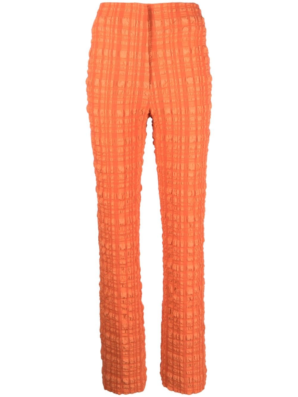 Nanushka Juna seersucker trousers - Orange von Nanushka