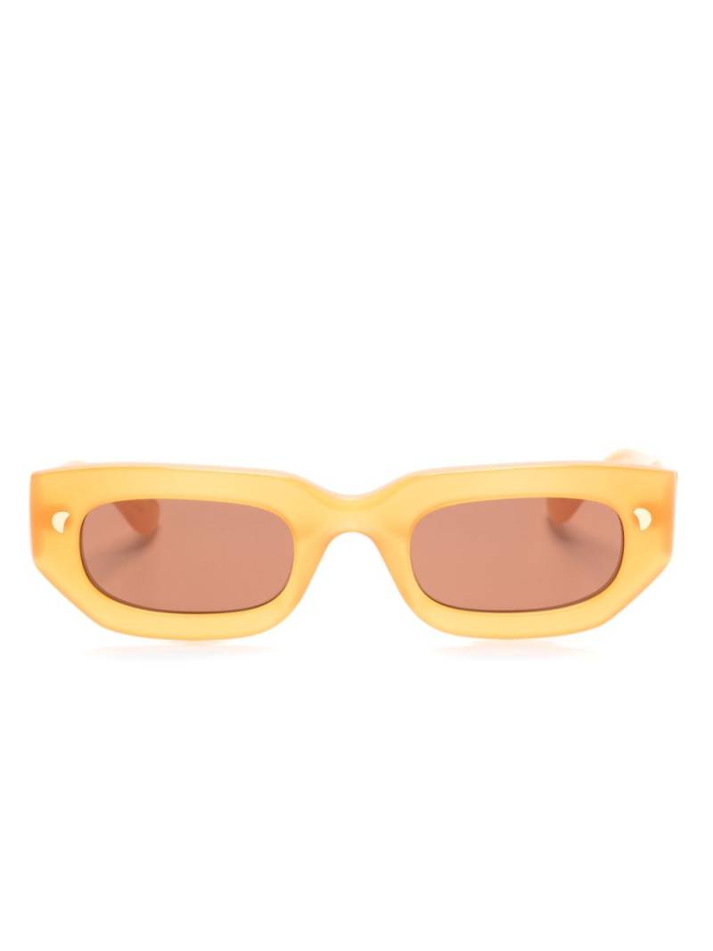 Nanushka Kadee rectangle-frame sunglasses - Orange von Nanushka