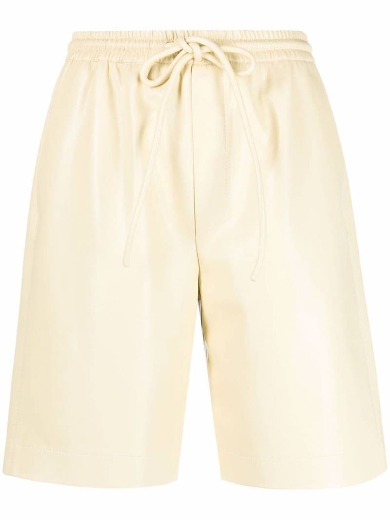 Nanushka Karate drawstring knee-length shorts - Yellow von Nanushka