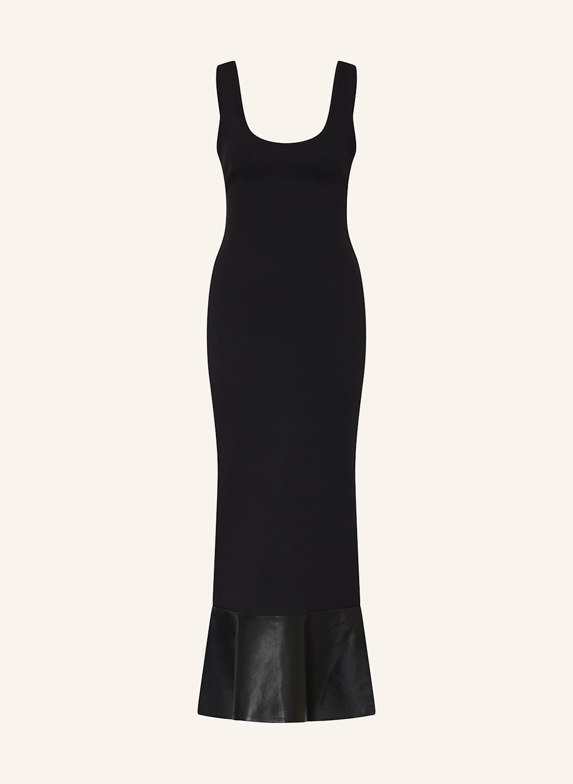 Nanushka Kleid Talulla Im Materialmix schwarz Nanushka Kleid Talulla Im Materialmix schwarz von Nanushka