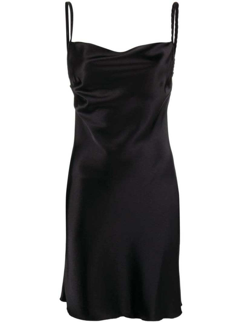 Nanushka Merva satin minidress - Black von Nanushka