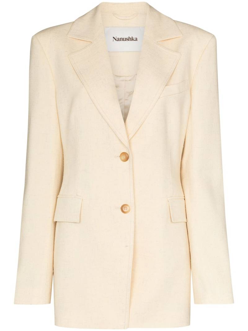 Nanushka Manouk single-breasted blazer - Neutrals von Nanushka