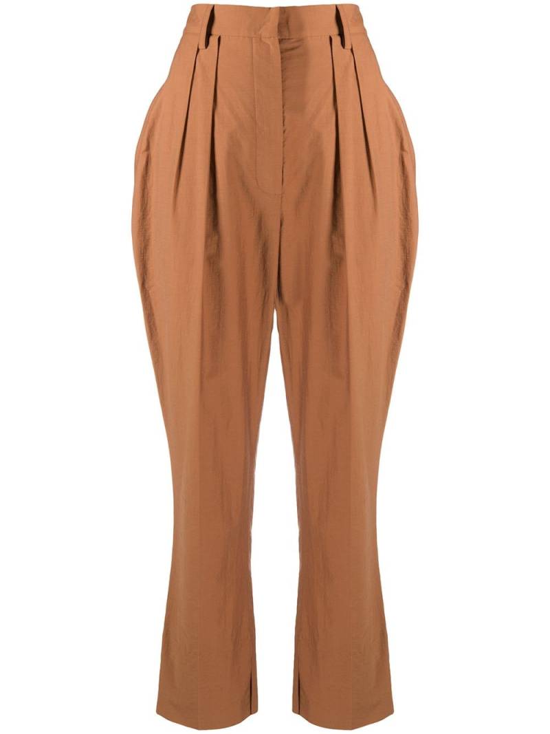 Nanushka Reya cropped trousers - Brown von Nanushka