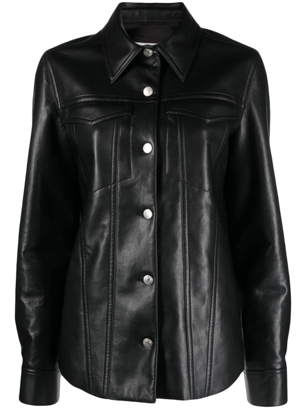 Nanushka Rocio faux-leather jacket - Black von Nanushka