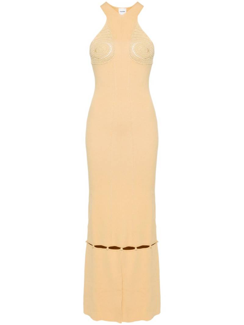 Nanushka Seya knitted maxi dress - Yellow von Nanushka