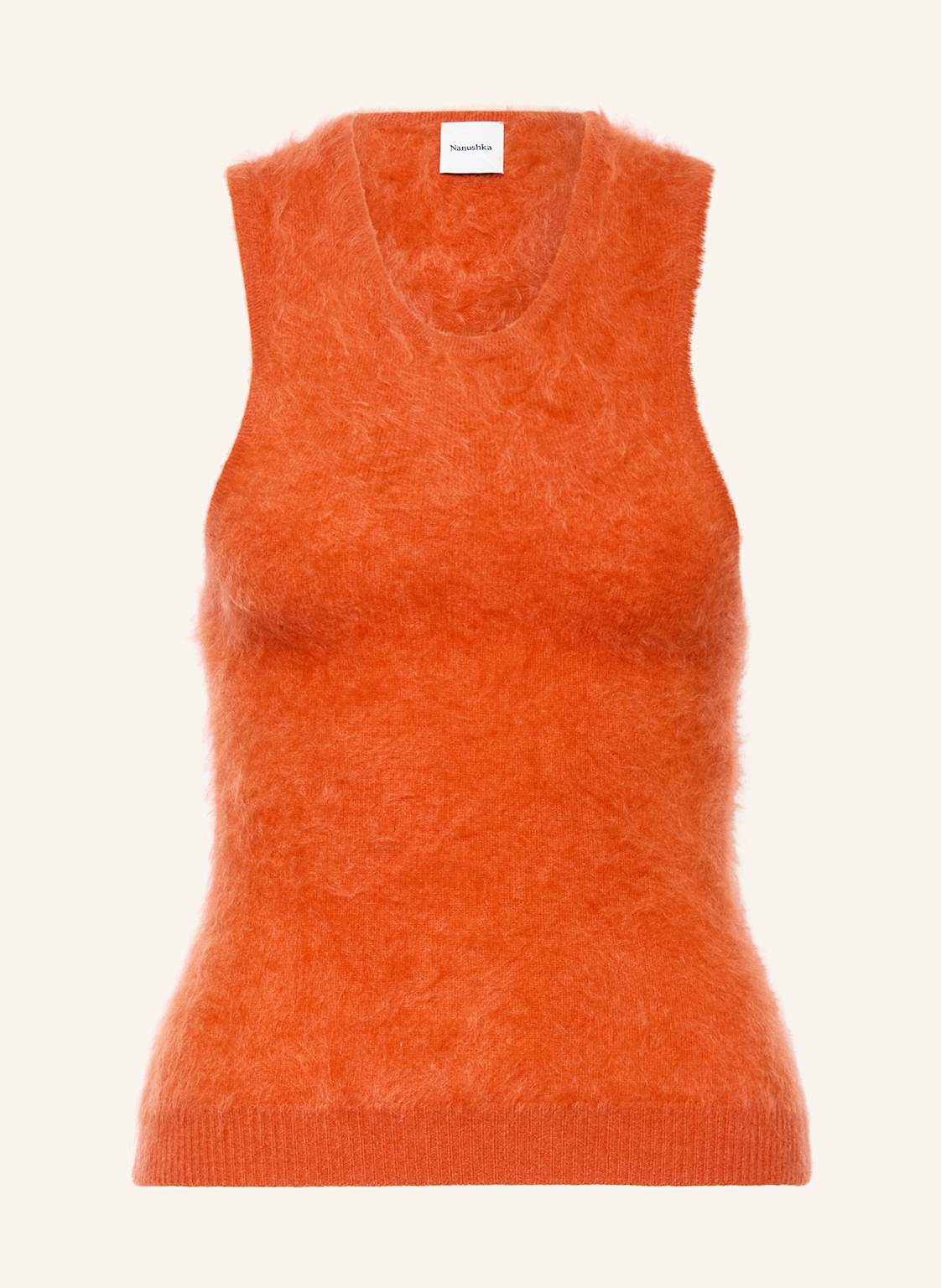 Nanushka Stricktop Bianka Aus Cashmere rot Nanushka Stricktop Bianka Aus Cashmere rot von Nanushka
