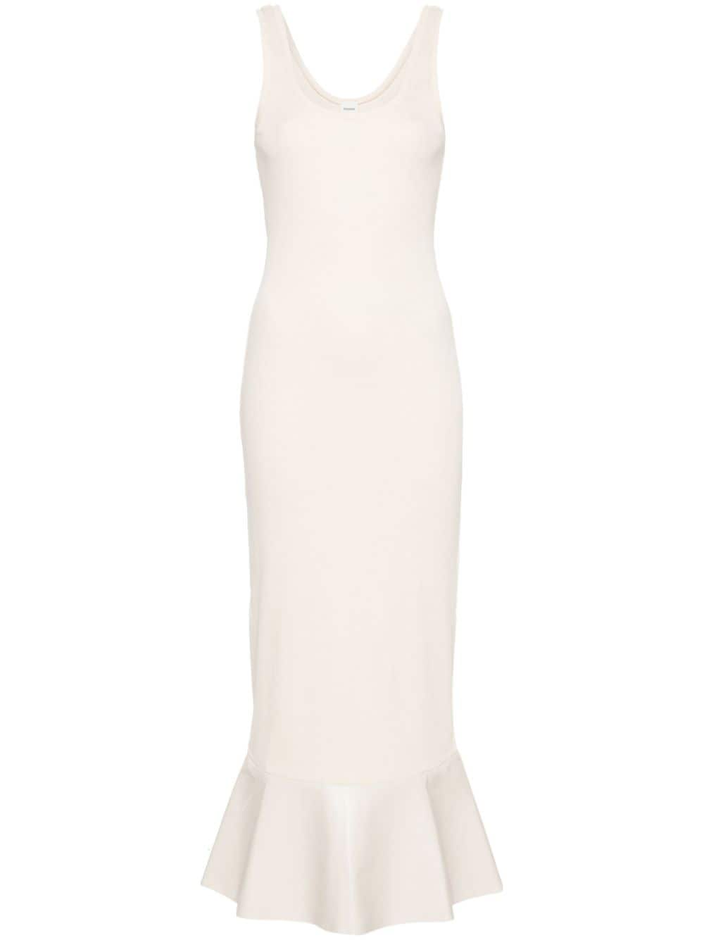 Nanushka Talulla peplum maxi dress - Neutrals von Nanushka