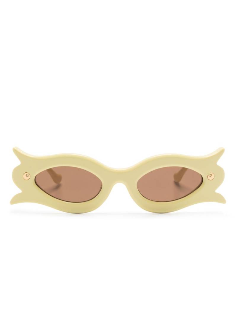 Nanushka Tully floral-frame sunglasses - Yellow von Nanushka